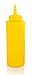 New Star Foodservice 26498 Squeeze Bottles, Plastic, 12 oz, Yellow, Pack of 6