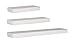 Kiera Grace Stockholm Maine Floating Wall Shelves - White, 12