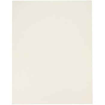 School Smart Poster Board, 11 x 14 Inches, White, Pack of 25 - 1371698