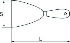 Conical Scraper PL/H. 2, 20x210x20 - Image 3