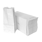 Paper Lunch Bags, Paper Grocery Bags,, Durable Kraft Paper Bags, 6 Lb Capacity, White, Pack Of 500 Bags