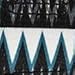 Friends Forever Dog Collar with Pattern Design Nylon Adjustable (Large, Tribal Teal)