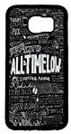 Samsung Galaxy S6 Case Shell,Hispter Black Design Pop Punk Rock Band All Time Low Phone Case Cover for Samsung Galaxy S6 ATL Classical