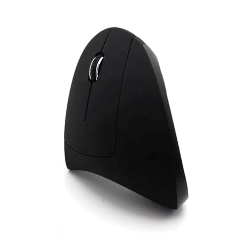 GADIRIA Ergonomic Vertical Mouse V2 A AAA Batteries Not Included – Wireless Mouse 800 to 1600 dpi, 2.4GHz, USB Microreceiver, Illuminated, for Computer, PC, Laptop, Desktop, Laptop, Laptop, Mac, Black