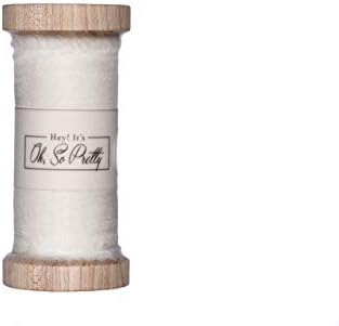 Ivory Silk Ribbon, Wedding Bouquet Ribbon, 100% Silk (2")