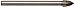 Disston 4433 Xtreme Quad Tipped Glass & Tile Drill Bit, 3/8