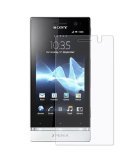 Amzer AMZ94118 Anti Glare Anti Scratch Screen Guard Protector with Cleaning Cloth for Sony Xperia U - Retail Packaging - Anti Glare