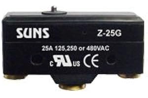 Suns International Z-25G Z-25 Series 25 A Pin Plunger Screw Terminals General Purpose Micro Switch - 1 Item(s)