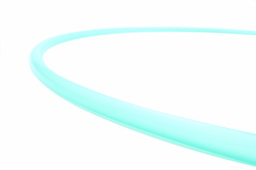 The Spinsterz Colored Polypro Hula Hoop, So Many Colors to Choose from! (Aqua, 32" x 5/8" OD (Intermediate - Advanced))