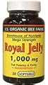 YS Organic Bee Farms Royal Jelly -- 1000 mg - 30 Softgels
