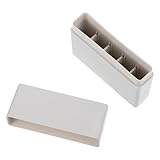JEWEDECO 5-Compartment Cryovial Storage Box 2ml