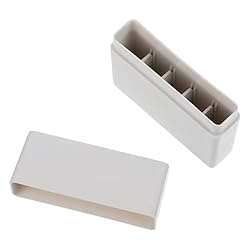 JEWEDECO 5-Compartment Cryovial Storage Box 2ml