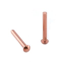 Aicosineg Solid Rivet,50Pcs T Shape Round Head