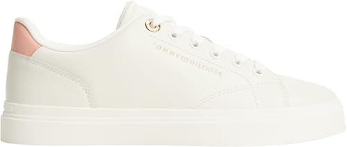 Damen Th Feminine Cupsole Leder FW0FW09105 Low-Top, Rosa, Größe 38