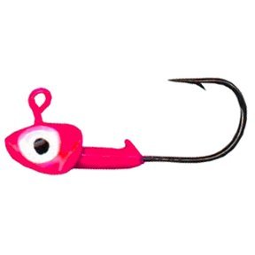 Arkie Lures Panfish Swim Bait Heads, 1/32 oz, Pink, 5-Pack