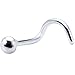 Body Candy 925 Sterling Silver 2mm Ball Nose Stud Ring 22 Gauge