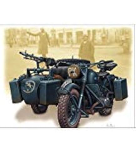 XAN HUA MINIATURES GERMAN MOTORCYCLES BMW - R12 - 39/45 - WWII
