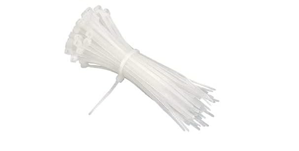 Cable Ties Nylon 4.8 x 300 mm White 100 Pieces