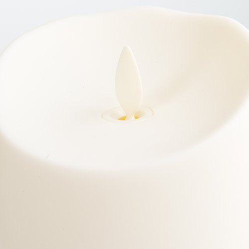Luminara 4" Tall Outdoor Flameless Candle with Soft Touch Coating