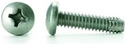DrillSpot #10-16 x 3/4" Phillips Pan Head Thread Cutting Screw, Type 25, Zinc, Pack of 6000