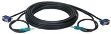 TecNec UltraThin HD15 VGA/UXGA Tri-Shield Cable with Audio - 6ft-by-TecNec