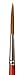 da Vinci Graphic Design Series 1287 Lettering Rigger Brush, Long Length Needle Point Light Brown Ox Hair with Red Lacquer Handle, Size 10 (1287-10)