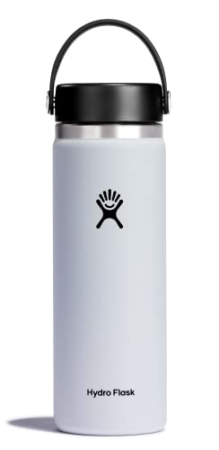 HYDRO FLASK - Trinkflasche 591ml (20oz) - Isolierte Wasserflasche aus Edelstahl - Sportflasche mit auslaufsicherem Flex Cap-Deckel & Gurt - Thermoflas