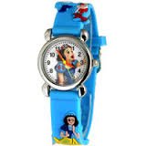 Snow white : 2 Girls cartoon watches (with box) : get 2 kids wallet( 3 fold) free