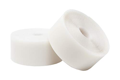 2" Stronghold White Hook and Loop Adhesive - Fastener Tape - 15 Feet - 4.9 Yard Set