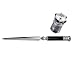 Crown Letter Opener with Clear Oktant Crystal, Sword-Design, 6.25