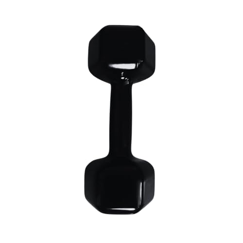 Halter 5KG Emborrachado Sextavado Premium Treino Profissional Corpo e Vida Fitness