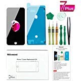 Screen Replacement Compatible iPhone 7 Plus Black 5.5 inch Digitizer Repair LCD Replacement Kit Screen Assembly