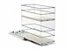Vertical Spice - Sliding Spice Rack - Pull Out Spice Rack for Inside Cabinets, Sliding Shelves, Rack for Kitchen Cabinets - Made in USA - 2 Tier - 10.6