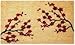 Envelor Coco Coir Doormat, Handwoven Welcome Mat - 18 x 30 x 0.5 Inches - Non-Slip, Cherry Blossom
