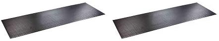 SuperMats High Density Commercial Grade Solid Equipment Mat 29GS Made in U.S.A. for Large Treadmills Ellipticals Rowers Water Rowing Machines Recumbent Bikes and Exercise Equipment (2)