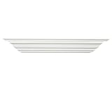 Woodland Products CMS24W Crown molding 24-Inch Shelf, White Finish