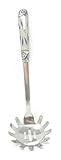 Temp-tations Old World Serving Utensil Stainless Steel & Stoneware (Black Pasta Fork)