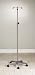 MediChoice IV Pole, Rolling, 2 Hook - 5 Leg, Chrome Plated, 45 lbs Load Capacity, 1314IVCR1010 (1 Each)