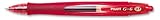 G6 Gel Retractable Roller Ball Pen, Red Barrel/Ink, Fine Pt, 0.50mm