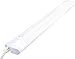 GE 16 Inch Premium LED Under Cabinet Light Fixture, Plug-In Light Bar, Linkable, Convert to Direct Wire, 3000K Bright White, 521 Lumens, Plastic Housing, Built-in High/Low/Off Switch, 33195