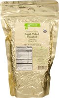 Vitacost Whole Food Certified Organic Cold-Milled Flaxseed -- 15 oz (425 g)
