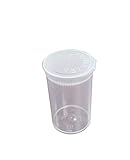 MT Products 6 Dram Pop Top Prescription Bottle (25 Pieces) (Clear)
