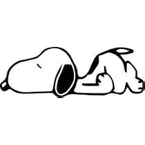 Peanuts Snoopy "The Baron" 5-Inch Vinyl Decal Sticker - Black Car, Laptop, Skateboard Decal, Made In USA