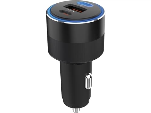 Sandberg Car Charger 3in1 130W USB-C PD, Autoladegerät für USB-A USB-C Geräte, Schnellladegerät mit USB-C PD 100W, Auto & LKW, Zigarettenanschluss Ladeadapter, Netzteil für Laptop Smartphone Tablet