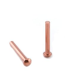Aicosineg Solid Rivet,50Pcs T Shape Round Head