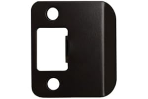 Round Corner Extended Lip Strike Plate, 2-1/4" x 1-1/2", (2" Overall Length), Oil-Rubbed Bronze by Stone Harbor Hardware
