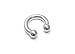 Scrap Metal 23 316L Surgical Steel Circular Barbell Horseshoe 2g 1/2