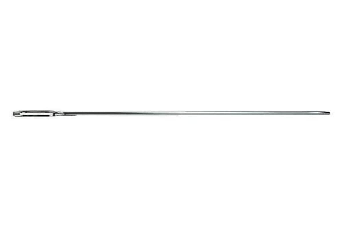 Prym - Prym Hardened Steel Large Eye Silver (2.40x150mm) Rounded Tip Weaving Needles - 25 Needles