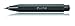 Kaweco SKYLINE SPORT Mechanical Pencil Grey 0.7 mm HB I Exclusive Lead Pencil in Classic Design 10.5 cm I Refillable