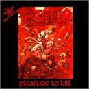 Disco de Kreator: «Pleasure to Kill» (Anverso) Disco de Kreator: «Pleasure to Kill» (Anverso)